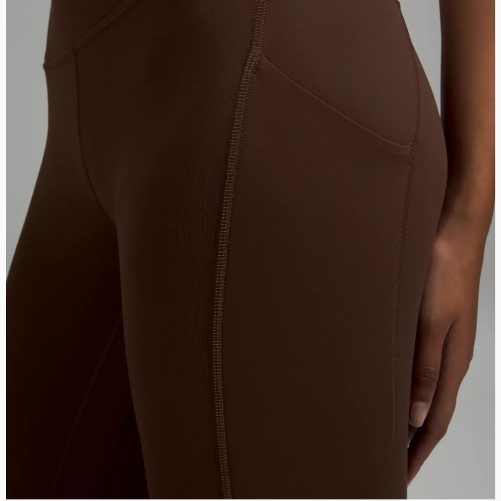 Nwt lululemon align leggings 25” with pockets Java - Picture 4 of 12